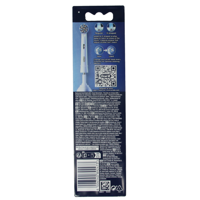 Cabezal de recambio Oral-B Sensitive Clean, 4 unidades