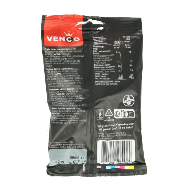 Venco Muntendrop 120 Gramos