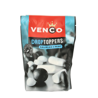 Venco Venco Droptoppers Salmiak Mint 215g
