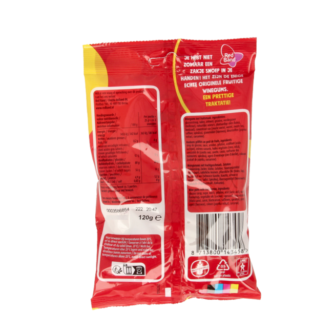 Gommose al Vino Red Band 120 Grammi