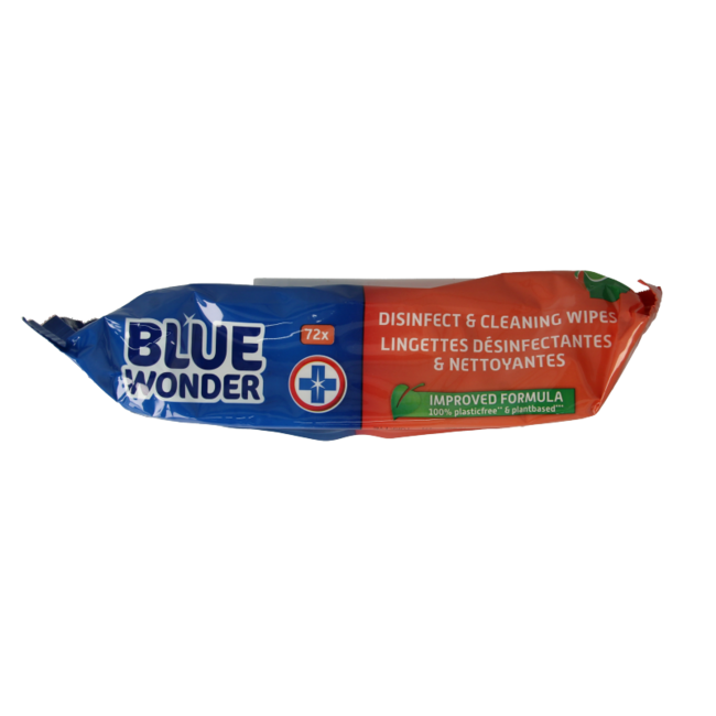 Blue Wonder Desinfect & cleaning wipes 72 unidades