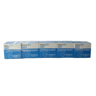 Hekahaft Hekahaft Kohäsive Binde 4 m × 4 cm 5 Rollen
