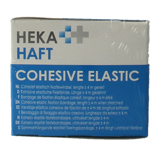 Hekahaft Kohäsive Binde 4 m × 4 cm 5 Rollen