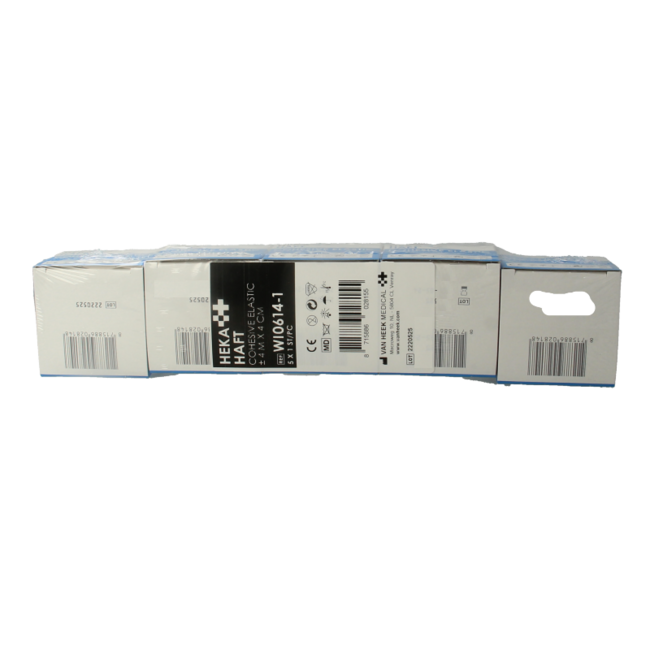 Hekahaft Kohäsive Binde 4 m × 4 cm 5 Rollen