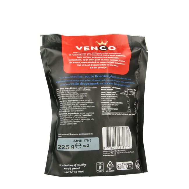 Venco Boerderijdrop 225 gramos