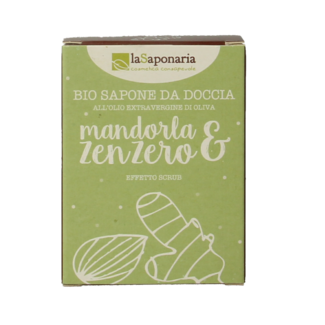 La Saponaria La Saponaria Zeep olive oil almond ginger 100 Gram