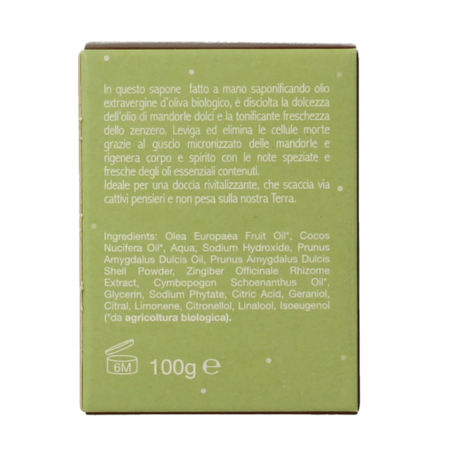 La Saponaria Olive Oil, Almond and Ginger Soap 100g