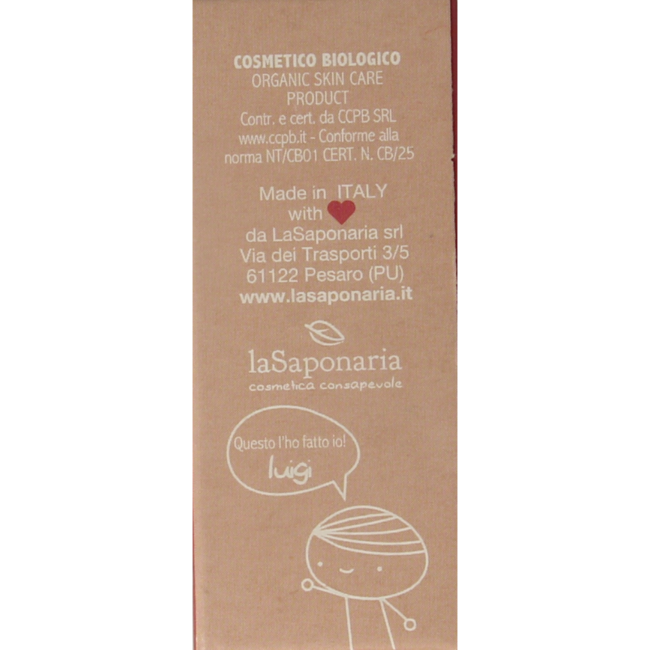 Sapone La Saponaria Rosa e Burro di Karité Bio 100 Grammi