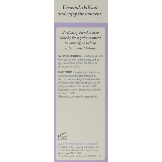 Tisserand Roller ball real calm 10 ml