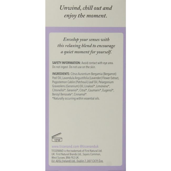 Aceite para difusor Tisserand Real Calm 9 ml