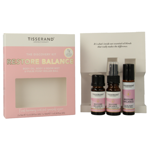 Kit scoperta Tisserand Restore Balance 1 Set