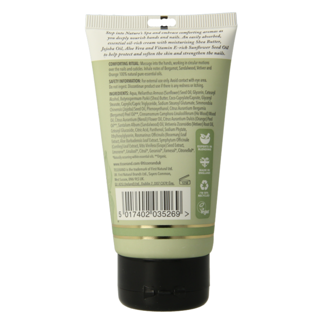 Tisserand Handcreme bergamot & sandelhout 75 Milliliter