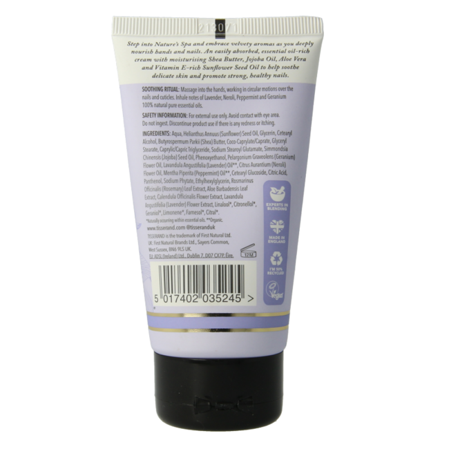 Tisserand Handcreme Lavendel & Neroli 75 ml