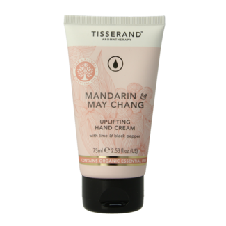 Tisserand Tisserand Hand Cream Mandarin & May Chang 75 Millilitres