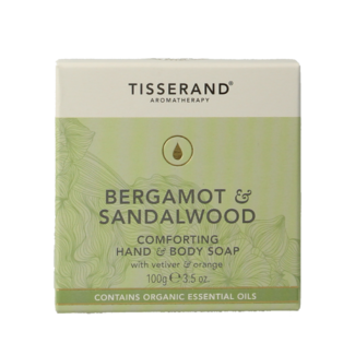 Tisserand Tisserand Savon Bergamote et Bois de Santal 100 g