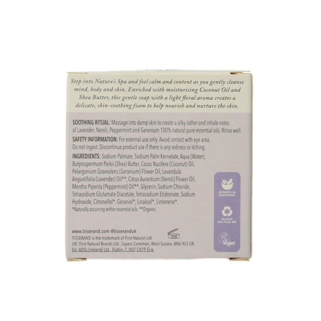 Tisserand Jabón de lavanda y neroli 100 g