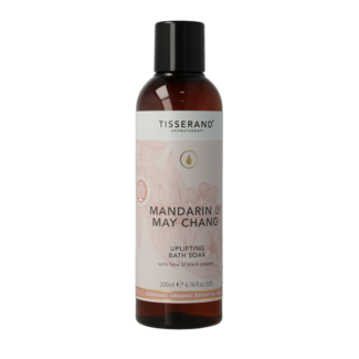 Tisserand Tisserand Bain moussant mandarine & may chang 200 millilitres