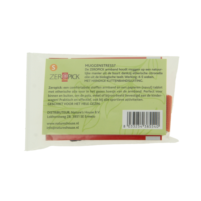 Zeropick Armband für Kinder orange Größe S 1 Stück