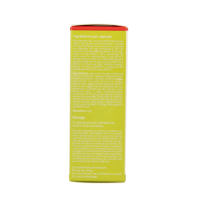 Nutrisan Safframed 60 cápsulas vegetarianas