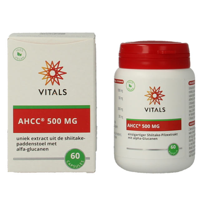 Vitals AHCC 500mg 60 Cápsulas