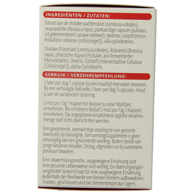 Vitals AHCC 500 mg 60,00 Kapseln