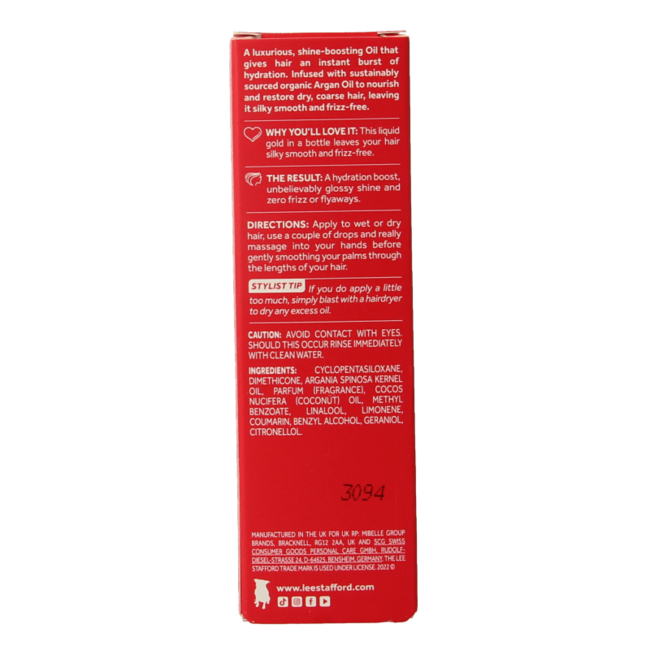 Lee Stafford Argan Oil Miracle Oil Nourishing 50ml