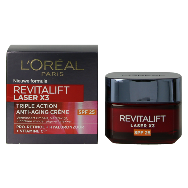 L'Oreal Paris Revitalift Laser X3 Crema Giorno SPF25 50 Millilitri