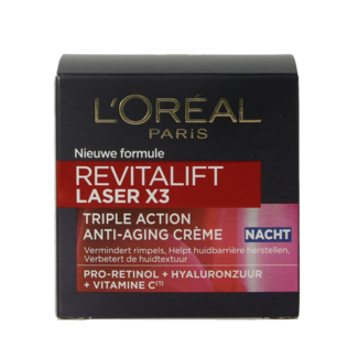 L'Oreal Paris L'Oreal Paris Revitalift laser X3 nachtcreme 50 Milliliter
