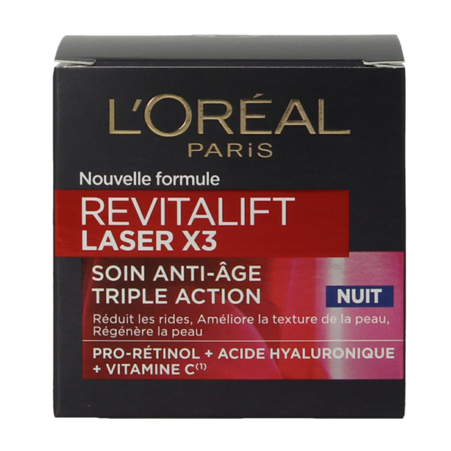 L'Oreal Paris Revitalift Laser X3 Crema Notte 50 Millilitri