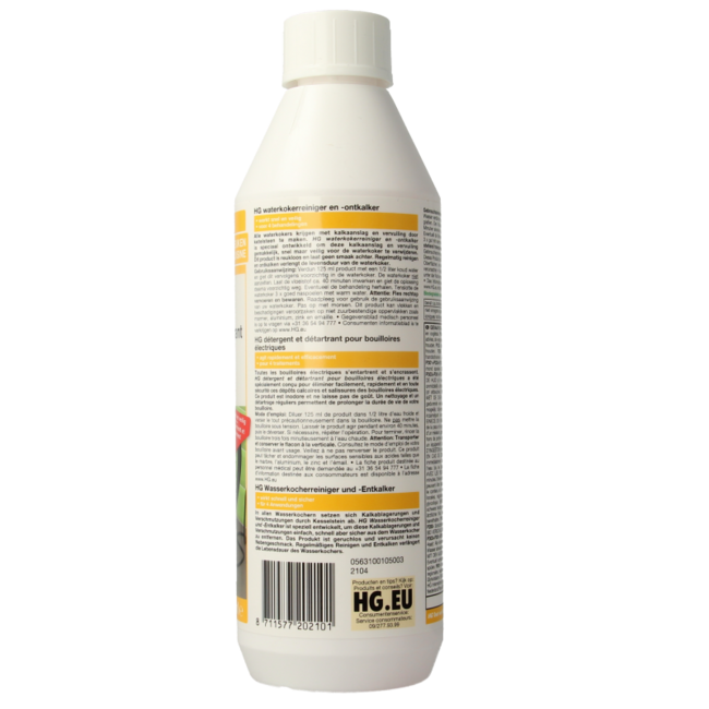 Kettle cleaner and descaler 500 Millilitres
