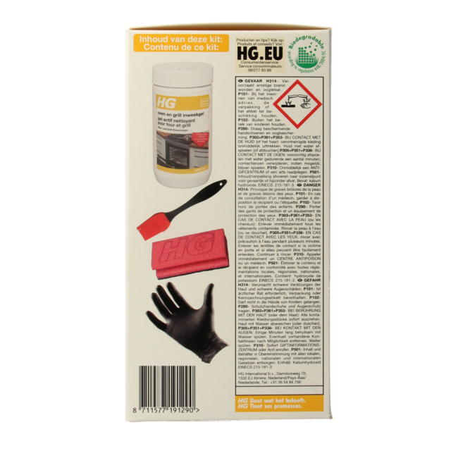 HG Kit de rénovation pour fours et grills 600 ml