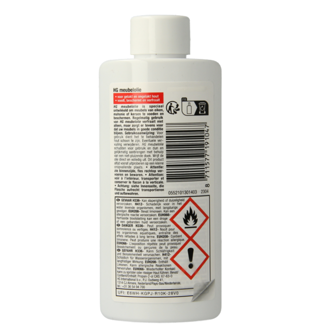 Furniture oil oak 125 Millilitres
