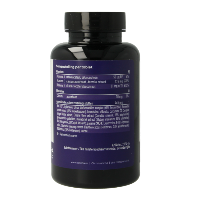 CellCare Antioxidant essentials 45 comprimés