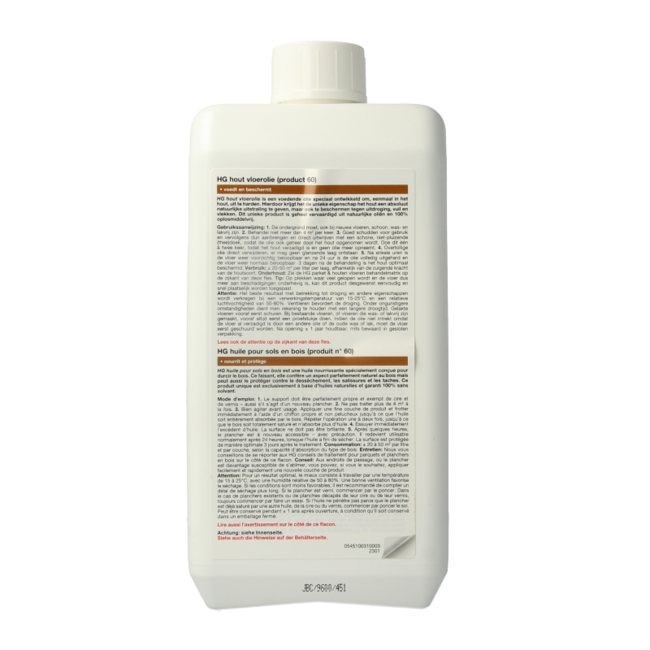 HG Holzbodenöl 1 Liter