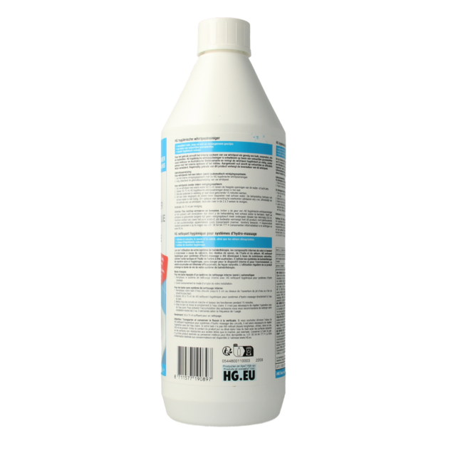 HG Limpiador higiénico para hidromasajes 1 Litro