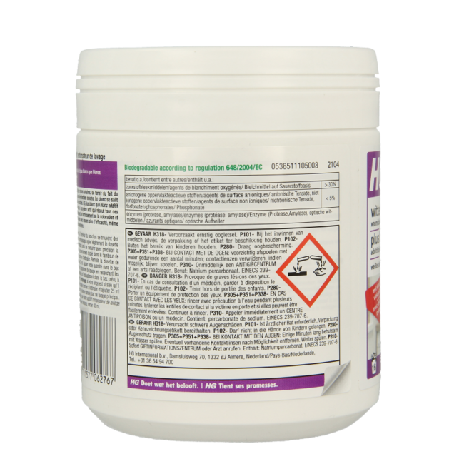 Witter dan wit waskrachtversterker 400 Gram