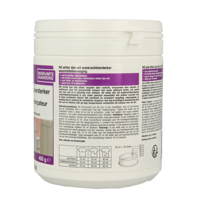 HG Whiter than white laundry booster 400g