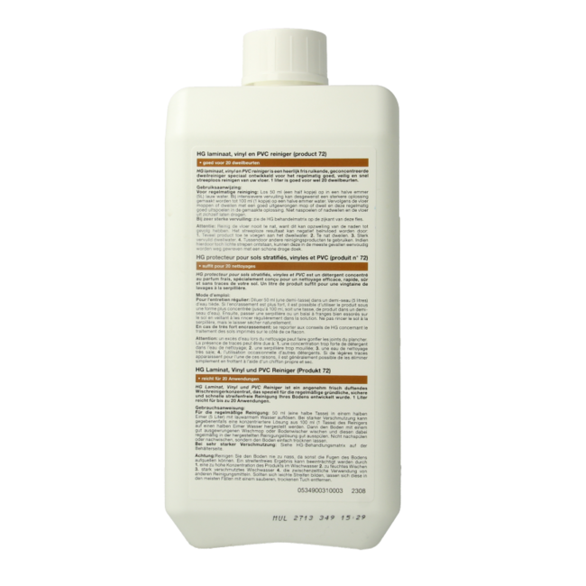 HG Limpiador de laminado 1 Litro