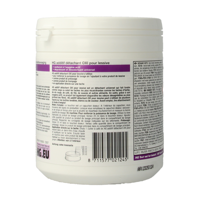 HG Oxi stain remover 500 Gram