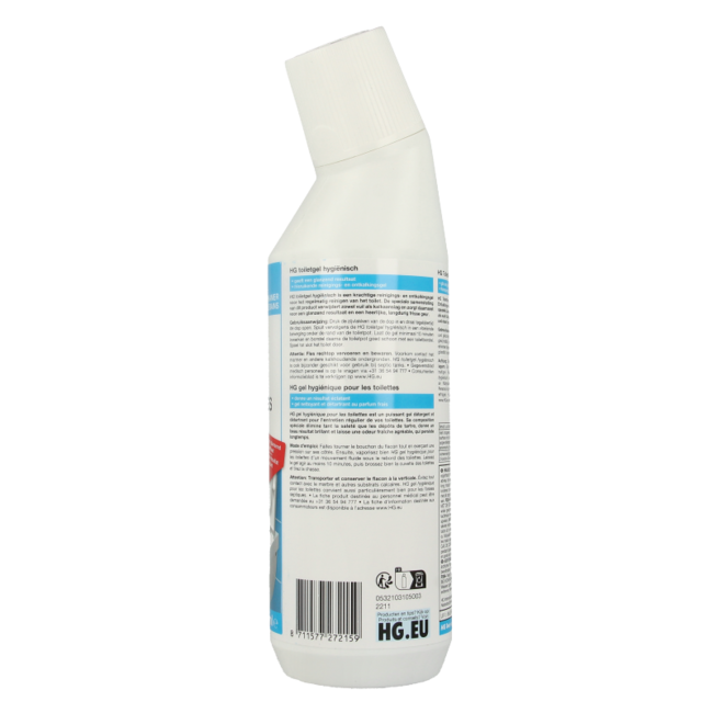 Gel higiénico para inodoros 500 Mililitros