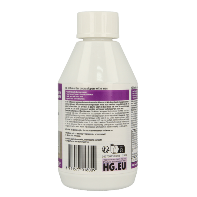 HG Décolorant pour linge blanc déteint 200 g