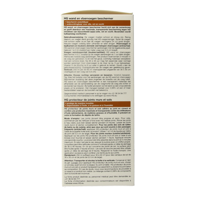 HG Protector para juntas de paredes y suelos 250 ml