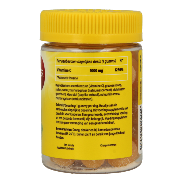 Roter Vitamin C 1000 mg Zitrone Gummis, 30 Stück