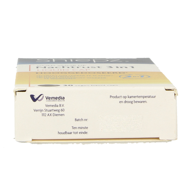 Shiepz Nachtrust 3-in-1 stark 30 Tabletten