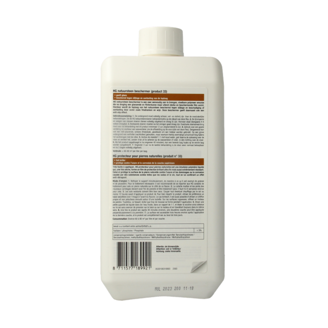 HG Natural Stone Protector Gloss 1 Litre