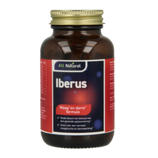 All Natural All Natural Iberus maag darm formule 60 Vegetarische capsules