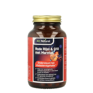All Natural All Natural Roter Reis Q10 60 mg 90 vegetarische Kapseln