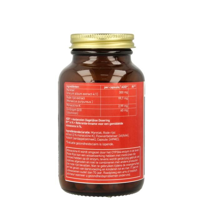 All Natural Red Yeast Rice Q10 60mg 90 Vegetarian Capsules