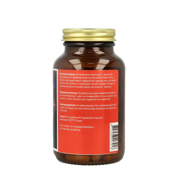 All Natural Rode rijst Q10 60mg 90 Vegetarische capsules