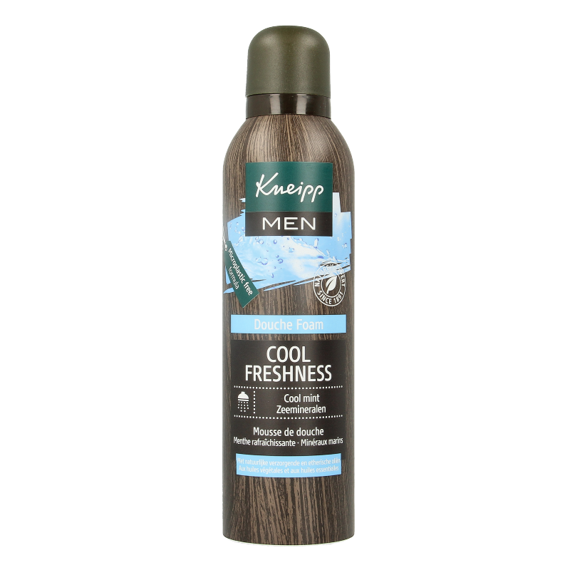 Kneipp Men espuma de ducha frescor intenso menta fresca minerales marinos 200 mililitros